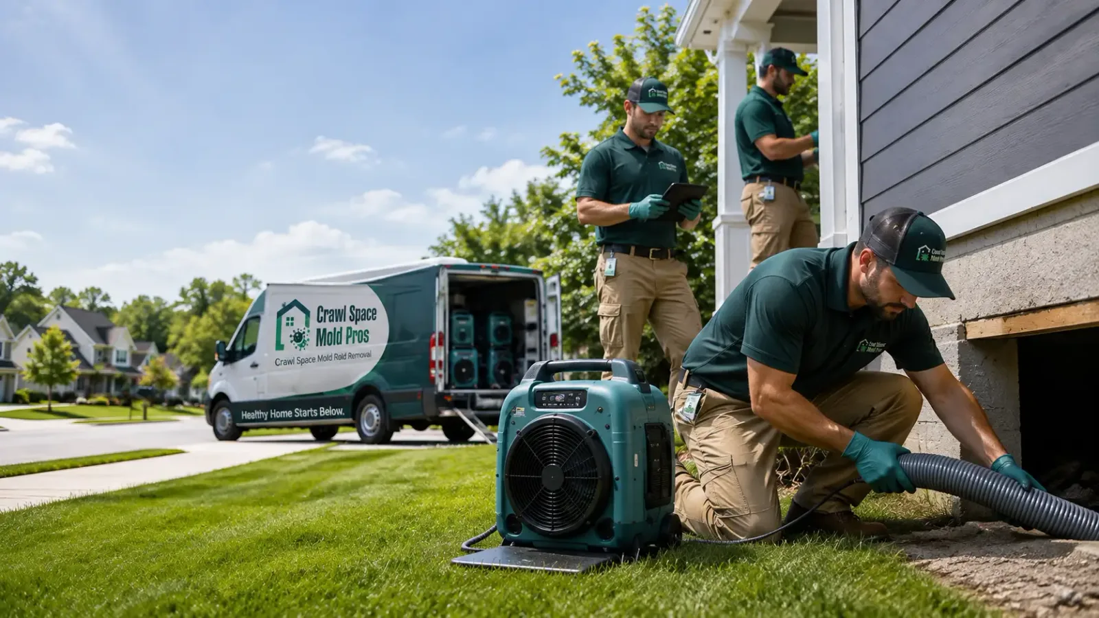 Crawl Space Mold Removal in Springtown, PA